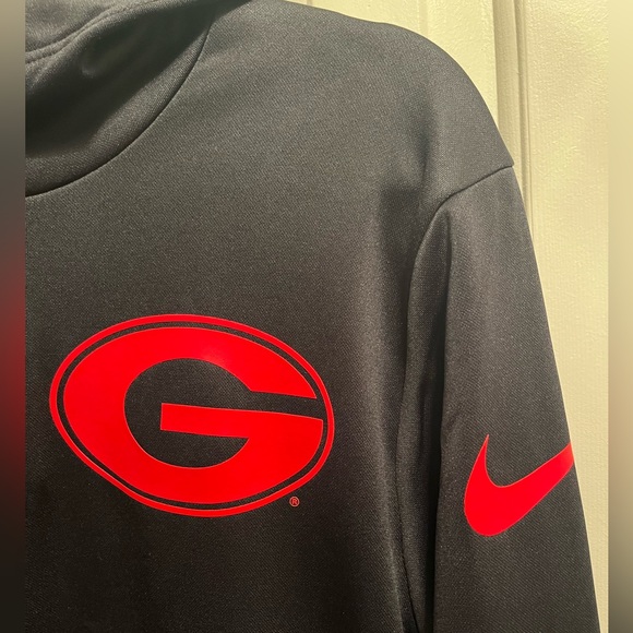 Nike NWT Georgia Bulldogs Pullover Thermal Hoodie - size Med - Picture 5 of 11